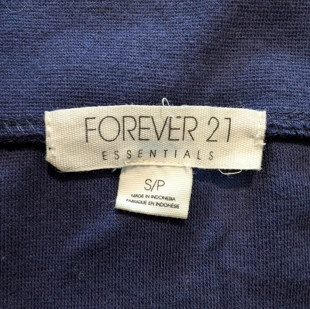 Forever 21 Body Con Mini Tube Skirt Navy Size S - Picture 2 of 4